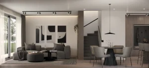 livingroom dinningroom tmavy